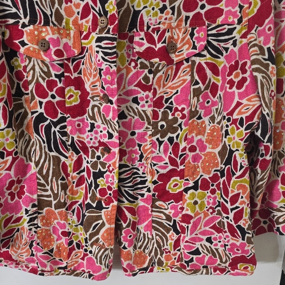 Floral Multicolor Jacket - Picture 4 of 4